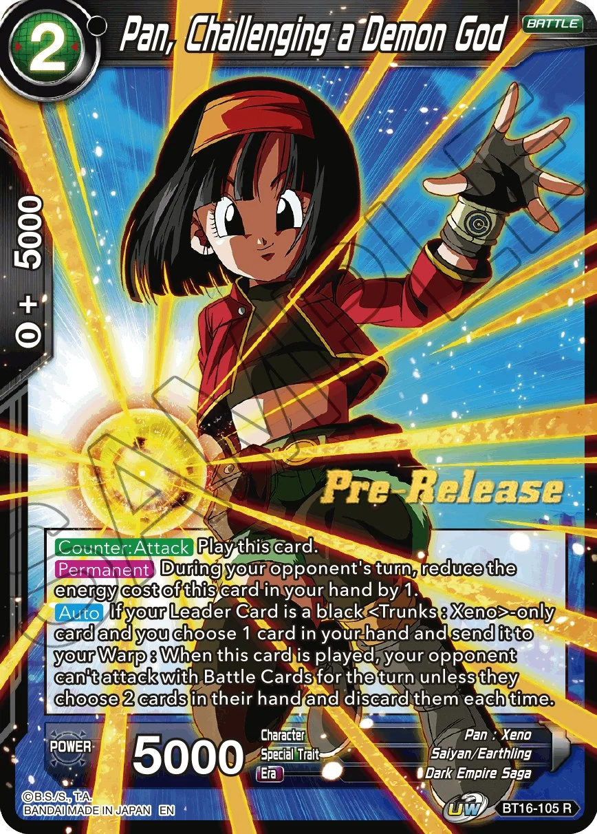 Pan, Challenging a Demon God 「BT16-105」「EN」