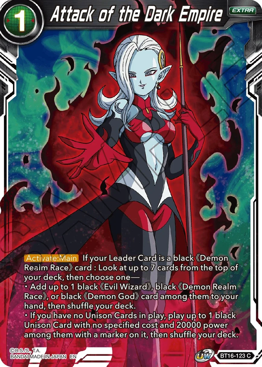 Attack of the Dark Empire 「BT16-123」「EN」