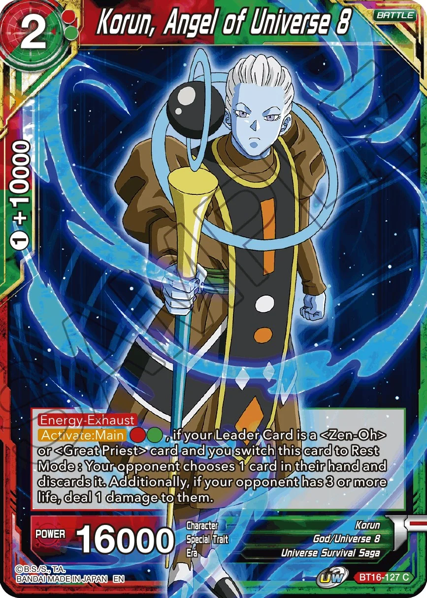 Korun, Angel of Universe 8 「BT16-127」「EN」