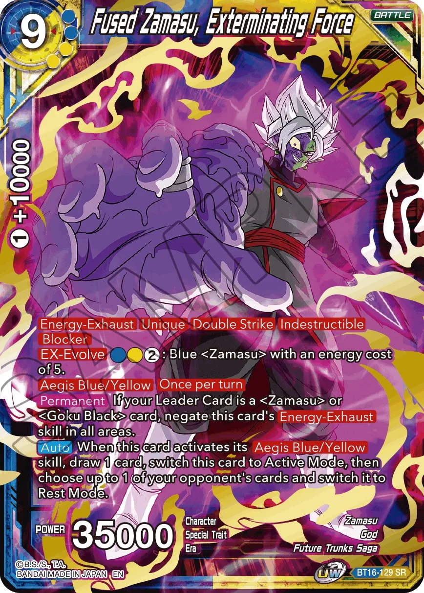 Fused Zamasu, Exterminating Force 「BT16-129」「EN」