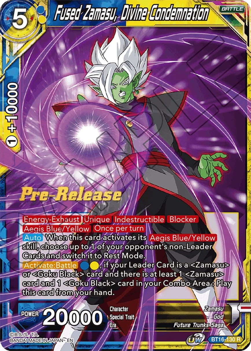 Fused Zamasu, Divine Condemnation 「BT16-130」「EN」