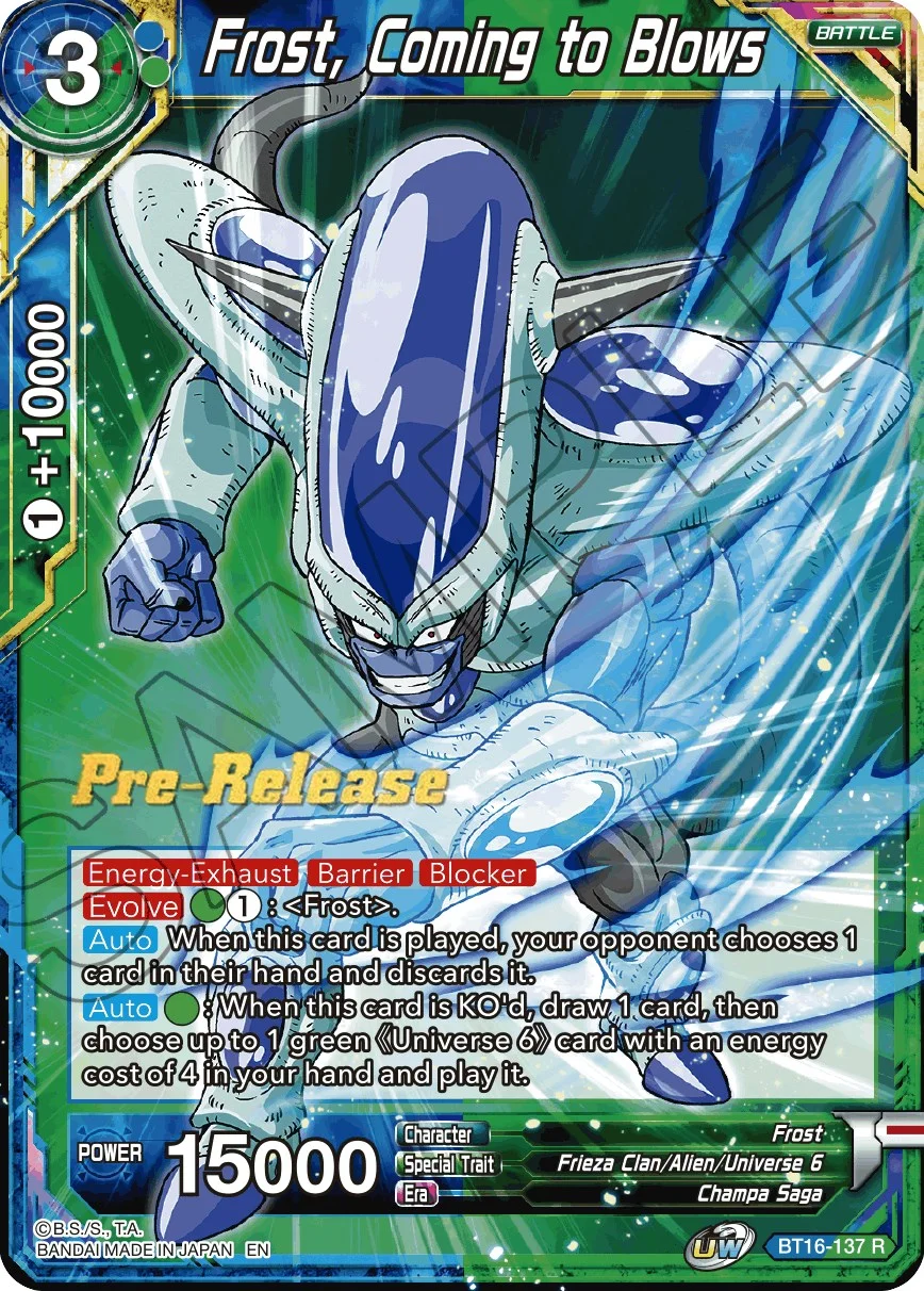 Frost, Coming to Blows 「BT16-137」「EN」