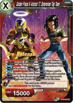 Golden Frieza & Android 17, Determined Tag Team #BT16-003 · Dragon Ball Super CCG
