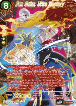 Son Goku, Ultra Mastery #BT16-005_SPR · Dragon Ball Super CCG