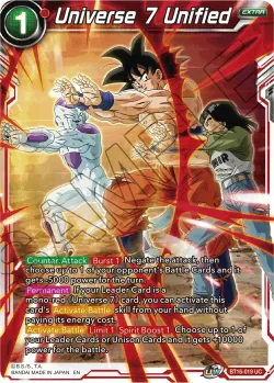 Universe 7 Unified #BT16-019 · Dragon Ball Super CCG