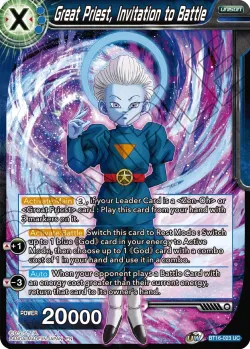 Great Priest, Invitation to Battle #BT16-023 · Dragon Ball Super CCG