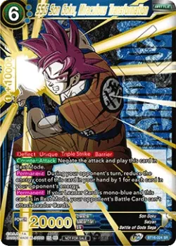 SSG Son Goku, Miraculous Transformation #BT16-024_SPR03 · Dragon Ball Super CCG
