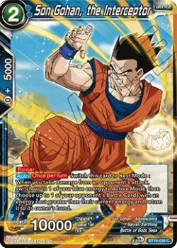Son Gohan, the Interceptor #BT16-026 · Dragon Ball Super CCG