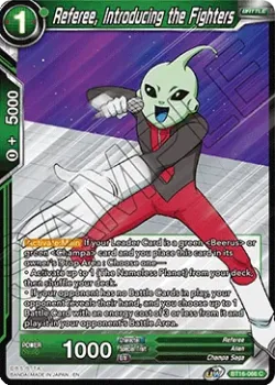 Referee, Introducing the Fighters #BT16-066 · Dragon Ball Super CCG