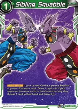 Sibling Squabble #BT16-067 · Dragon Ball Super CCG
