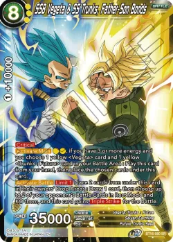 SSB Vegeta & SS Trunks, Father-Son Bonds #BT16-080 · Dragon Ball Super CCG
