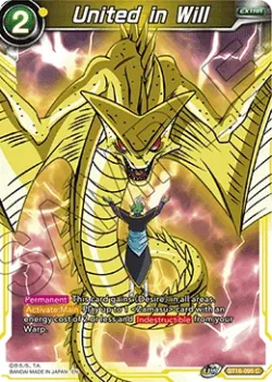 United in Will #BT16-095 · Dragon Ball Super CCG
