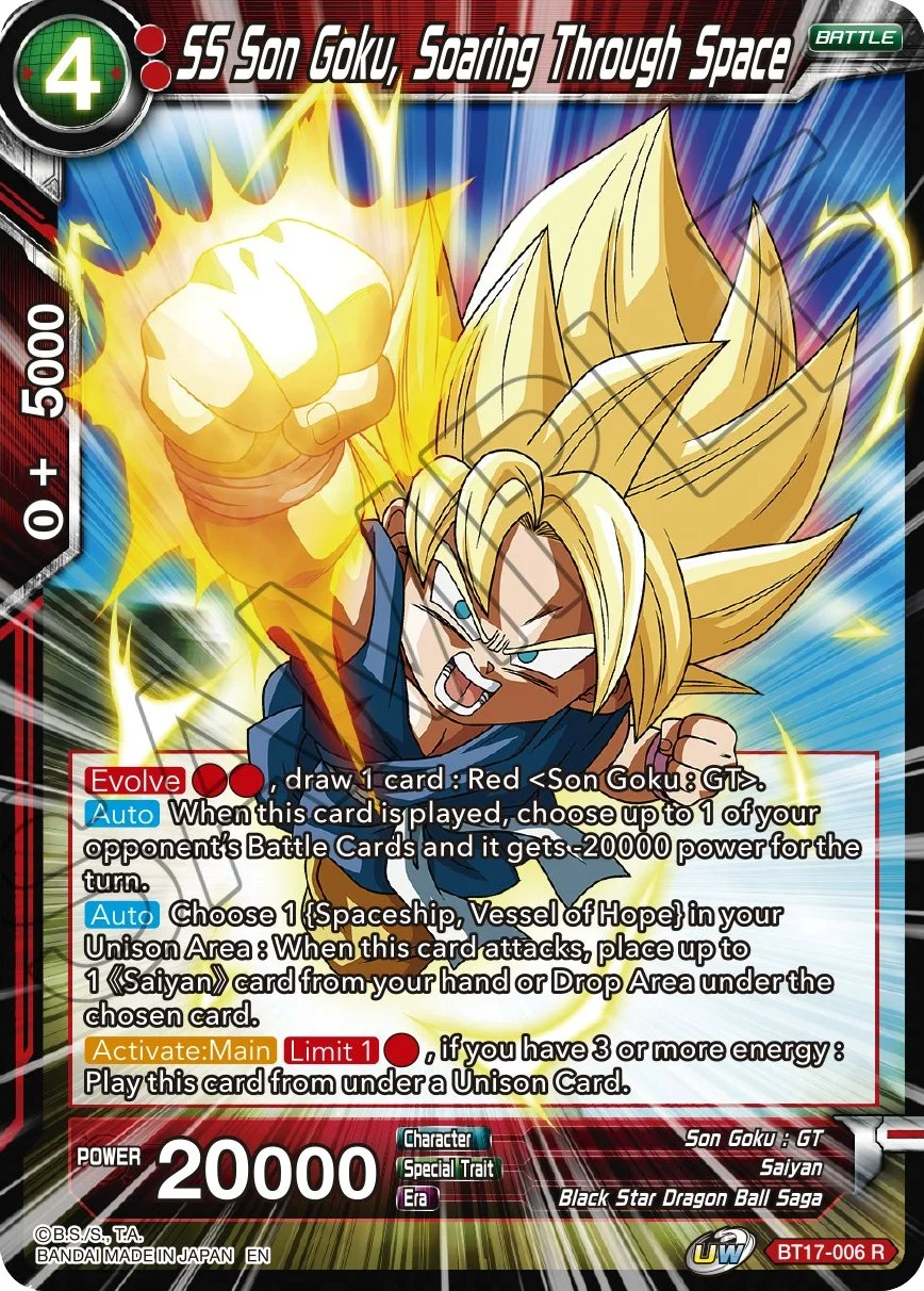 SS Son Goku, Soaring Through Space 「BT17-006」「EN」