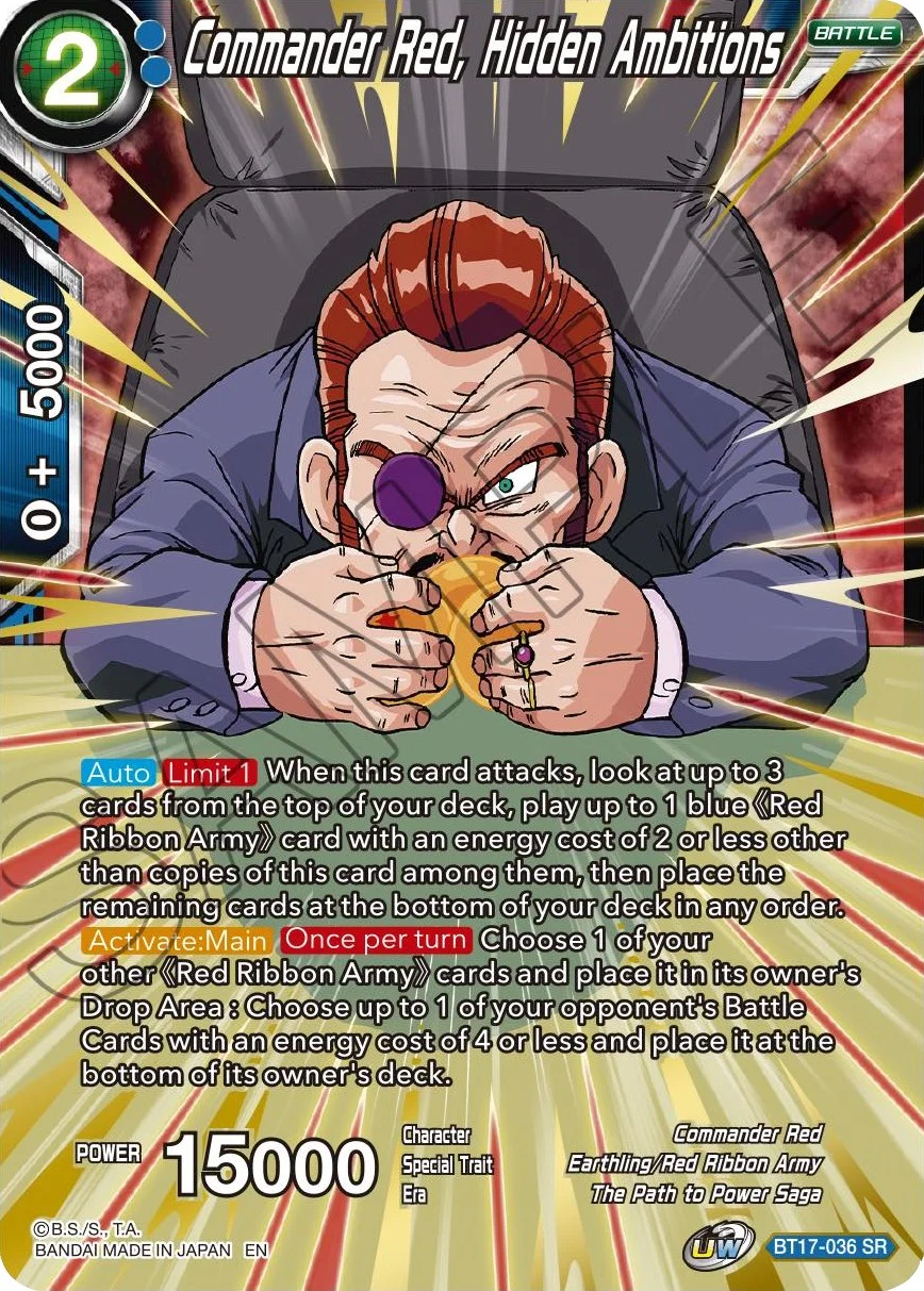 Commander Red, Hidden Ambitions 「BT17-036」「EN」