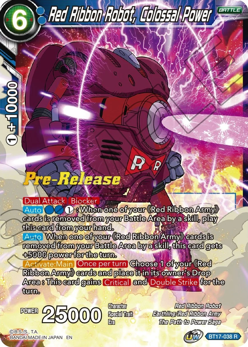 Red Ribbon Robot, Colossal Power 「BT17-038」「EN」