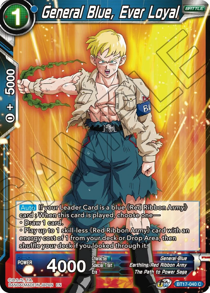 General Blue, Ever Loyal 「BT17-040」「EN」