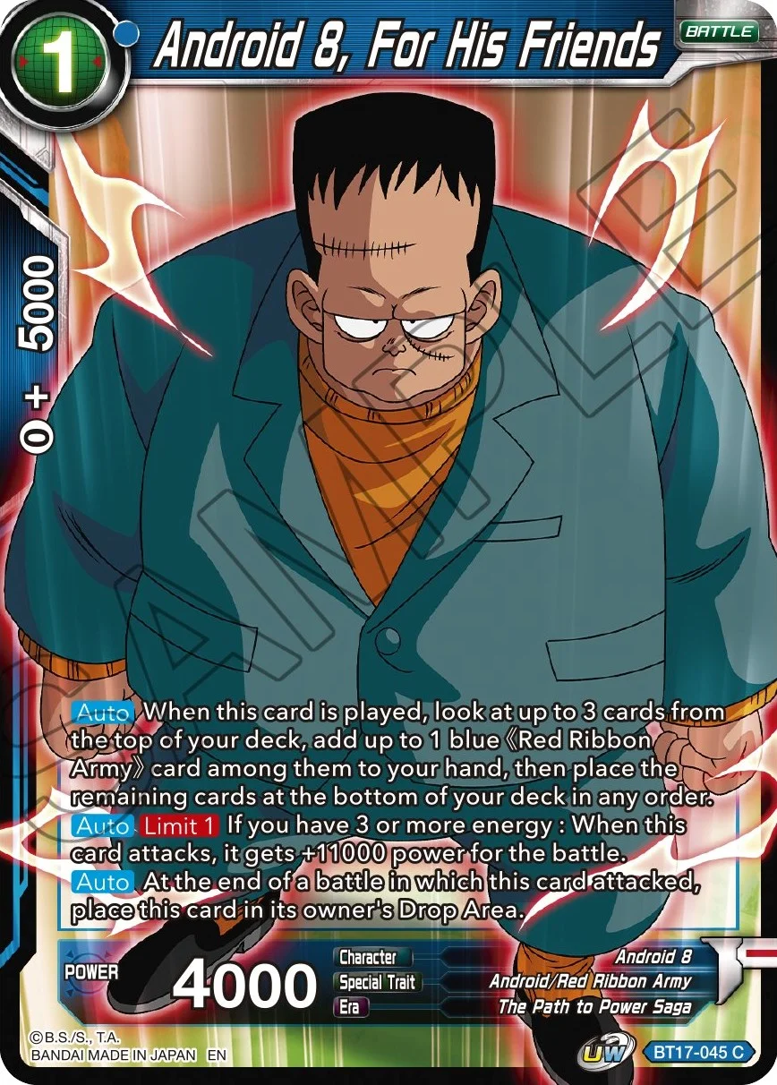 Android 8, For His Friends 「BT17-045」「EN」