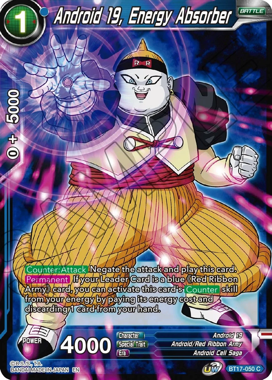 Android 19, Energy Absorber 「BT17-050」「EN」