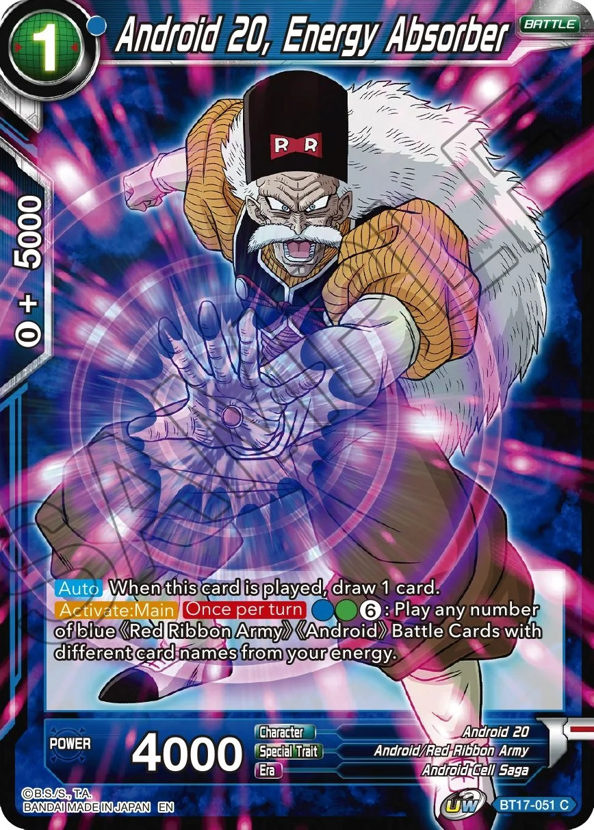 Android 20, Energy Absorber 「BT17-051」「EN」