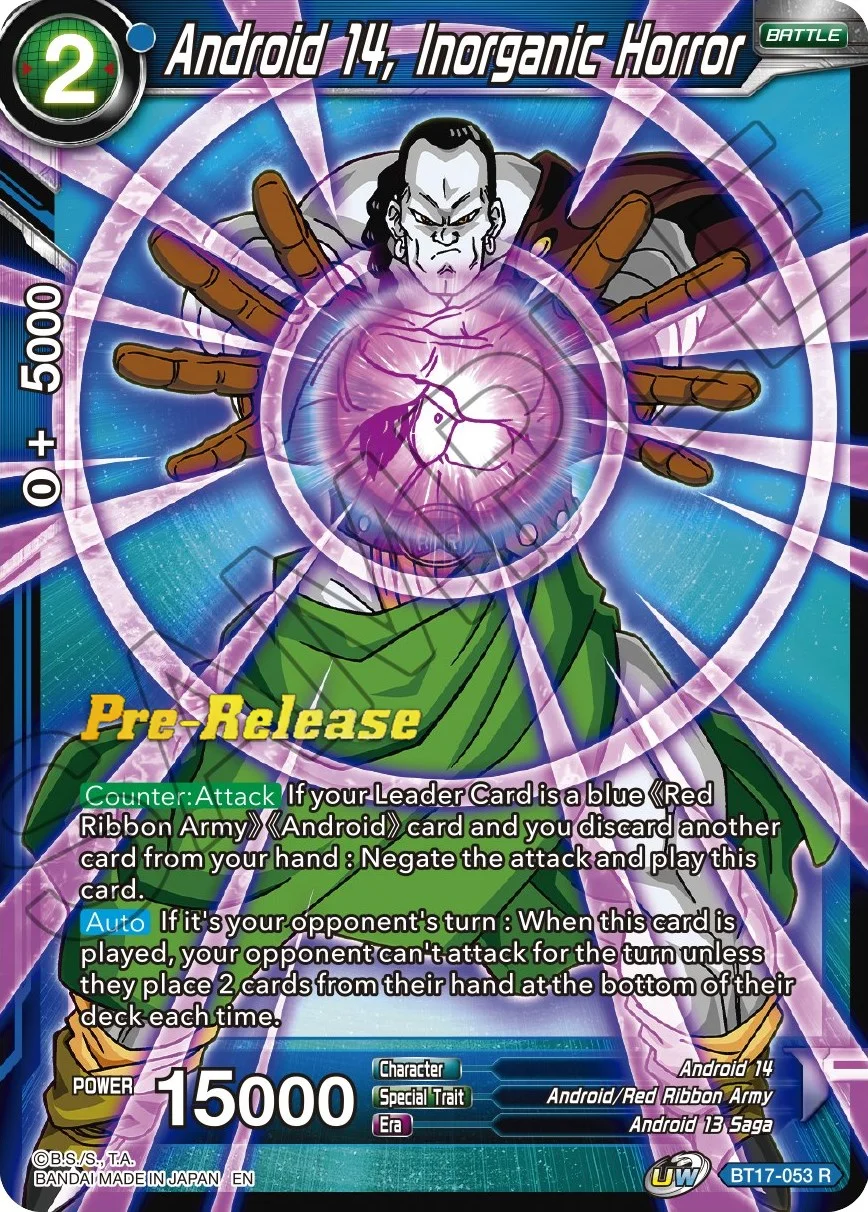 Android 14, Inorganic Horror 「BT17-053」「EN」