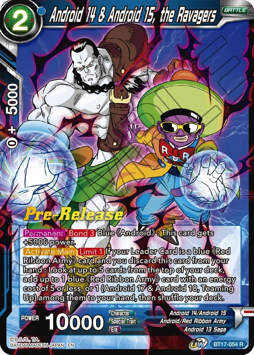 Android 14 & Android 15, the Ravagers 「BT17-054」「EN」