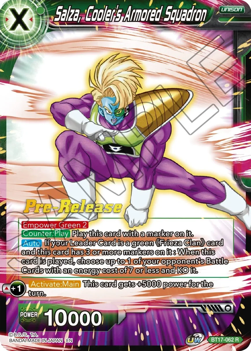 Salza, Cooler's Armored Squadron 「BT17-062」「EN」