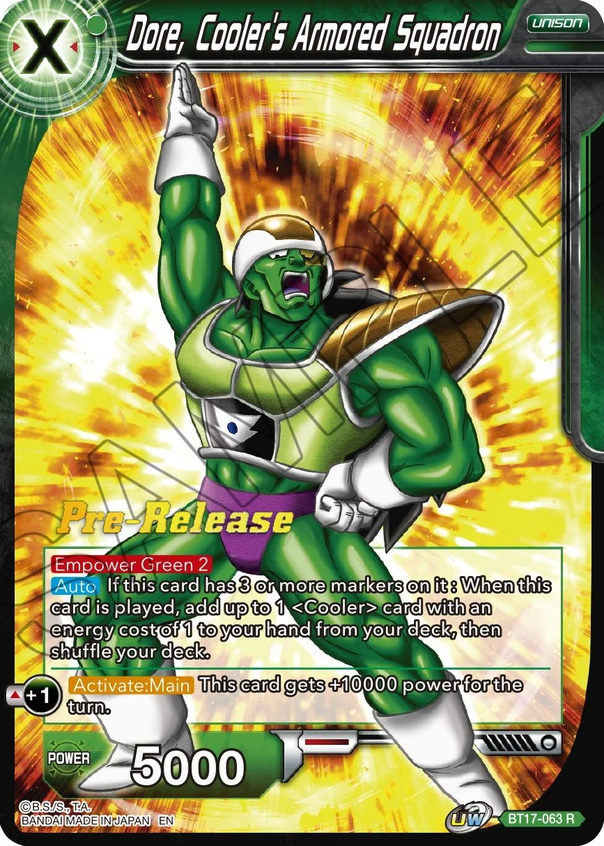 Dore, Cooler's Armored Squadron 「BT17-063」「EN」