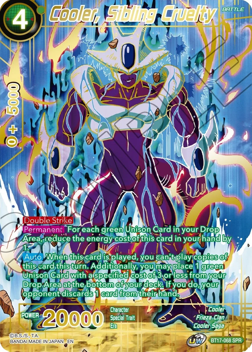 Cooler, Sibling Cruelty 「BT17-068_SPR」「EN」