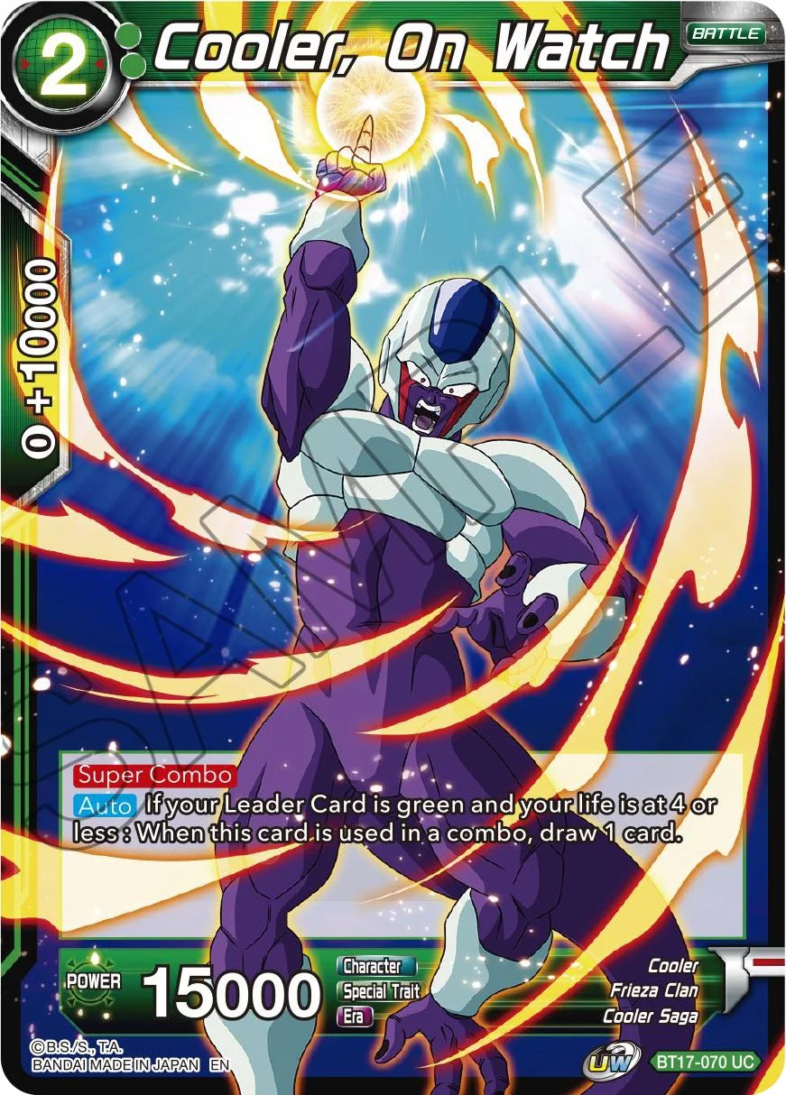 Cooler, On Watch 「BT17-070」「EN」