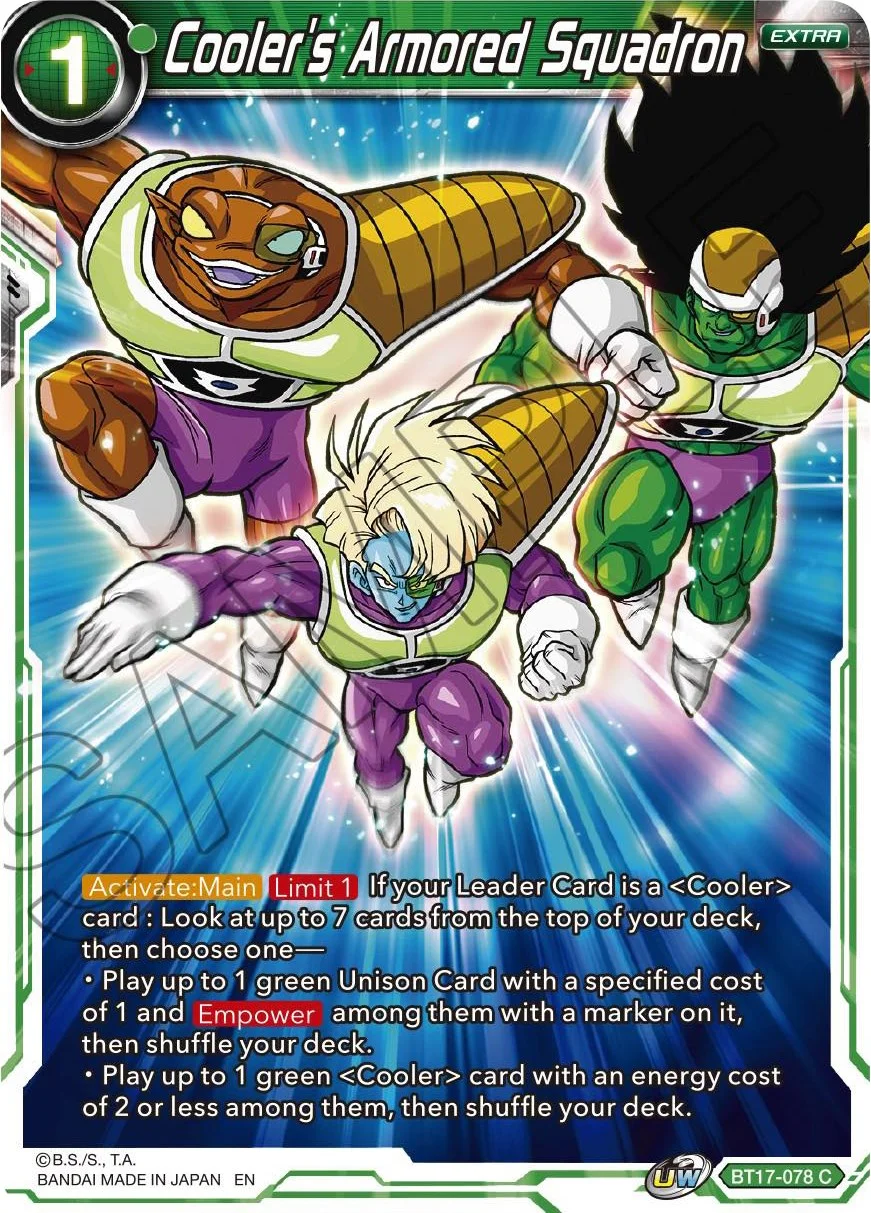 Cooler's Armored Squadron 「BT17-078」「EN」