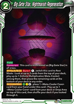 Big Gete Star, Nightmarish Regeneration 「BT17-079」「EN」