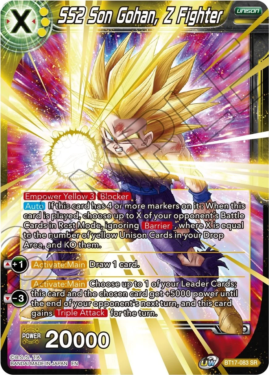 SS2 Son Gohan, Z Fighter 「BT17-083」「EN」