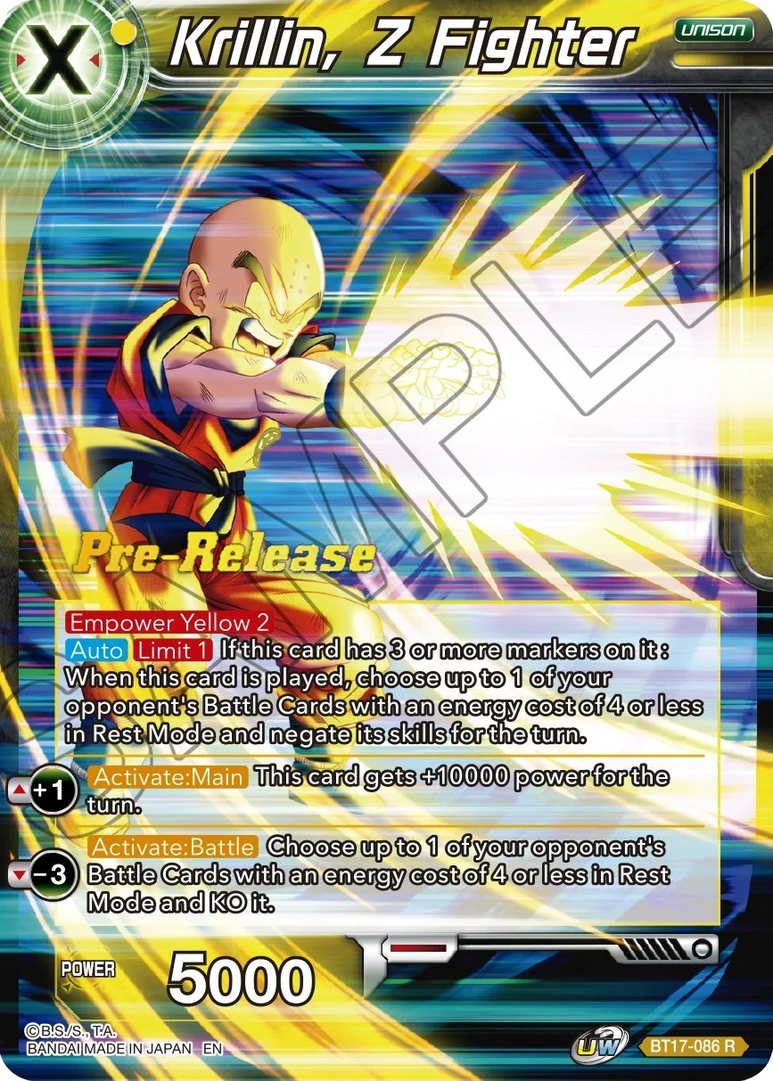 Krillin, Z Fighter 「BT17-086」「EN」