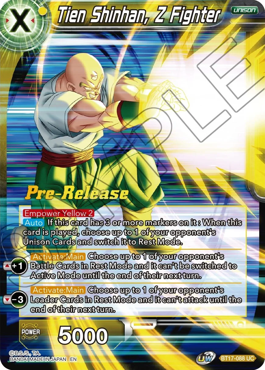 Tien Shinhan, Z Fighter 「BT17-088」「EN」