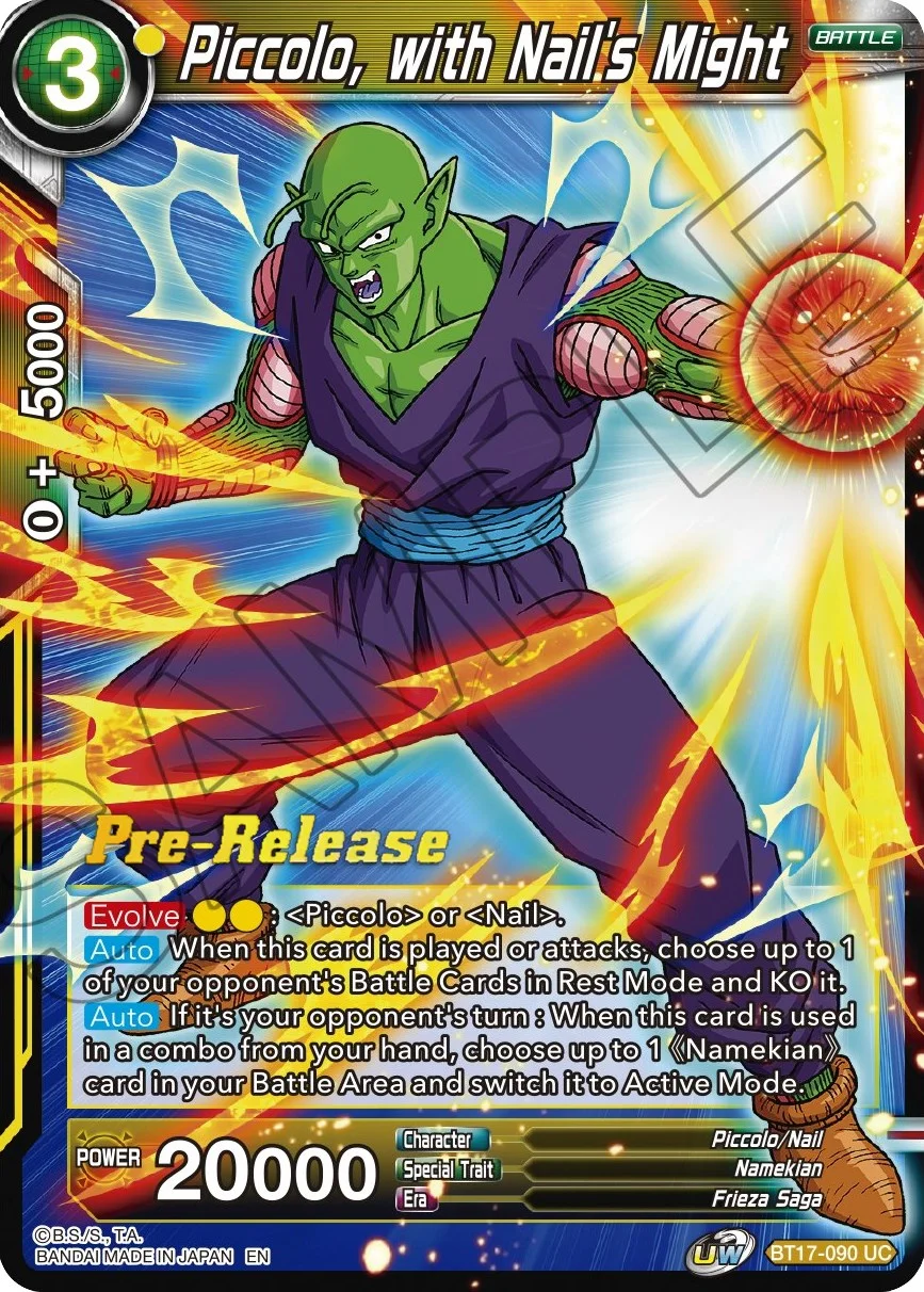 Piccolo, with Nail's Might 「BT17-090」「EN」