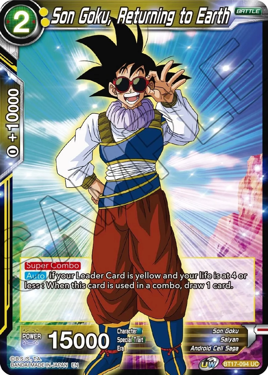 Son Goku, Returning to Earth 「BT17-094」「EN」