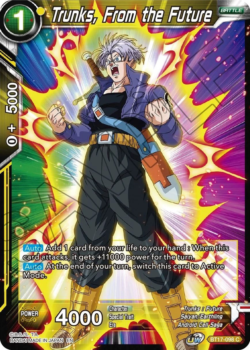 Trunks, From the Future 「BT17-098」「EN」