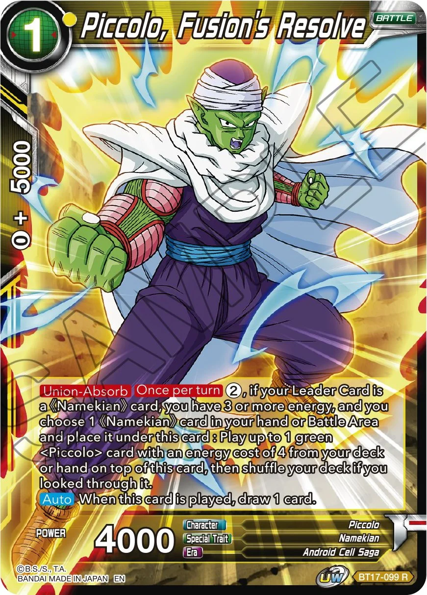 Piccolo, Fusion's Resolve 「BT17-099」「EN」