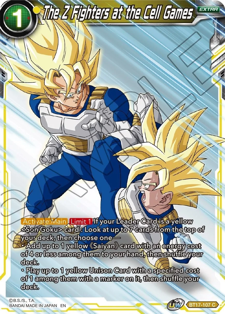 The Z Fighters at the Cell Games 「BT17-107」「EN」
