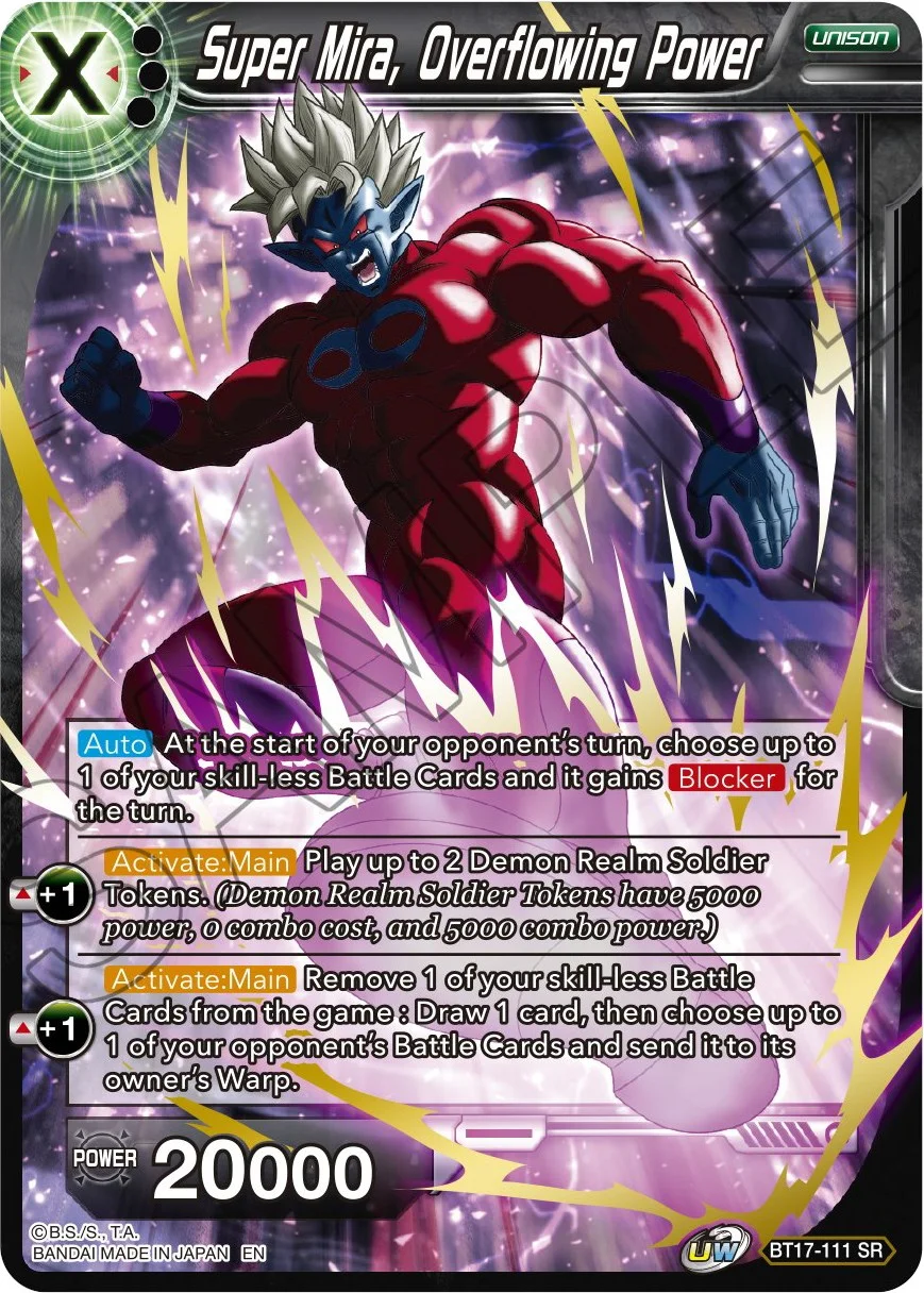 Super Mira, Overflowing Power 「BT17-111_SPR」「EN」