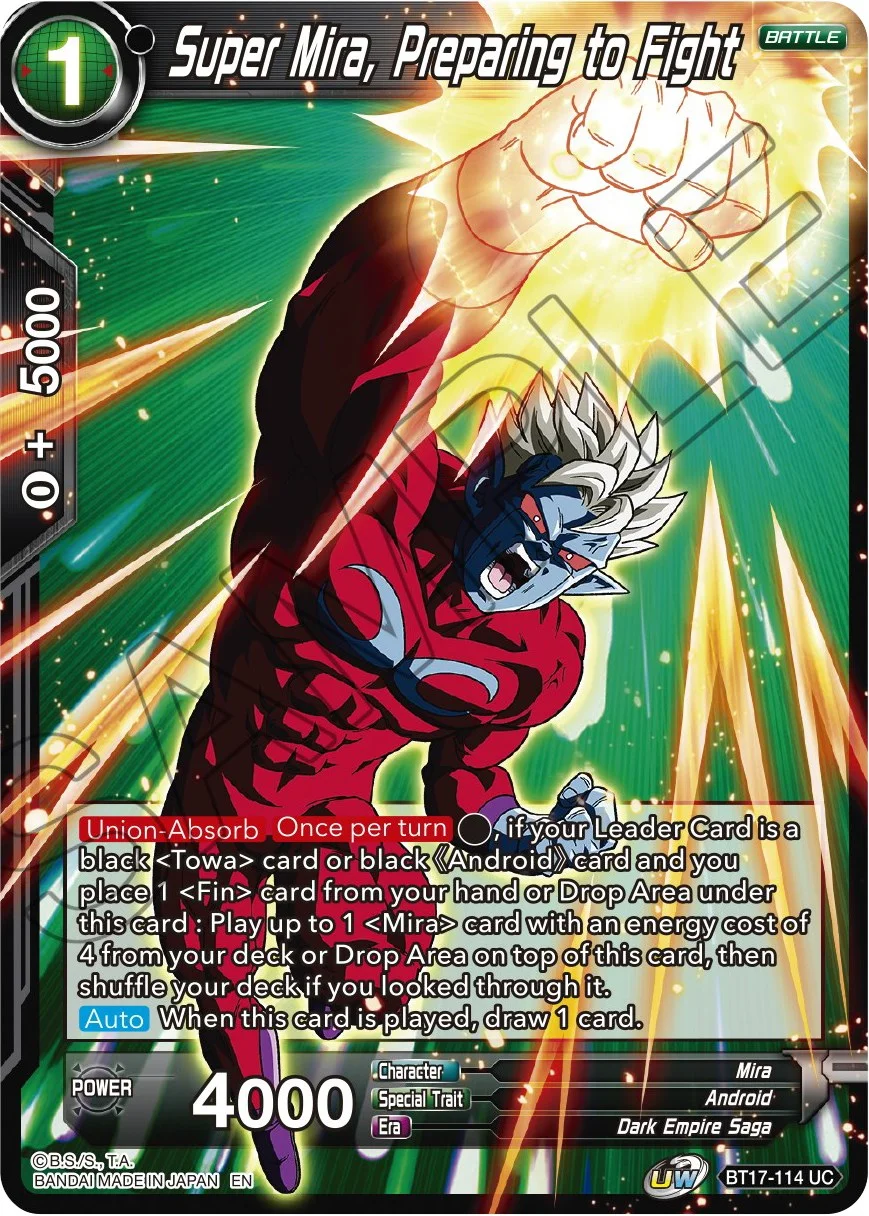 Super Mira, Preparing to Fight 「BT17-114」「EN」