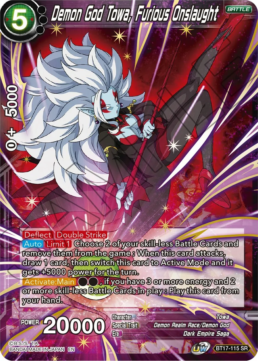 Demon God Towa, Furious Onslaught 「BT17-115」「EN」