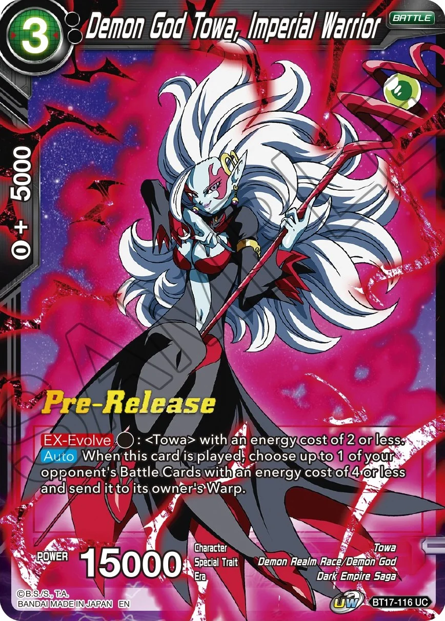 Demon God Towa, Imperial Warrior 「BT17-116」「EN」