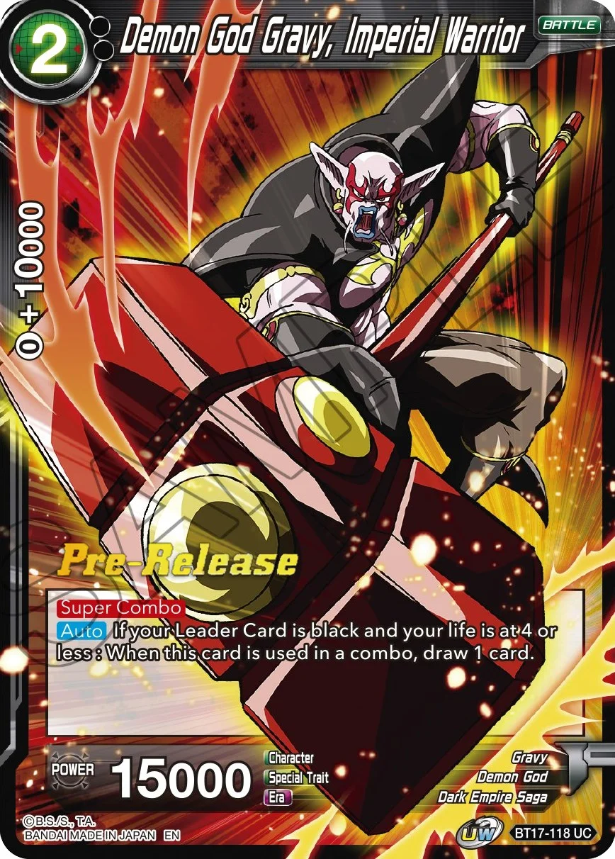 Demon God Gravy, Imperial Warrior 「BT17-118」「EN」