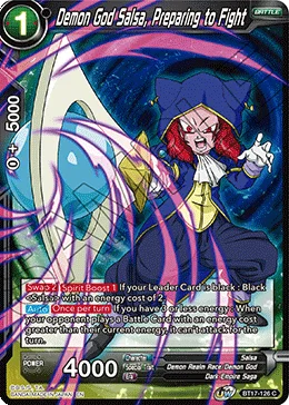 Demon God Salsa, Preparing to Fight 「BT17-126」「EN」