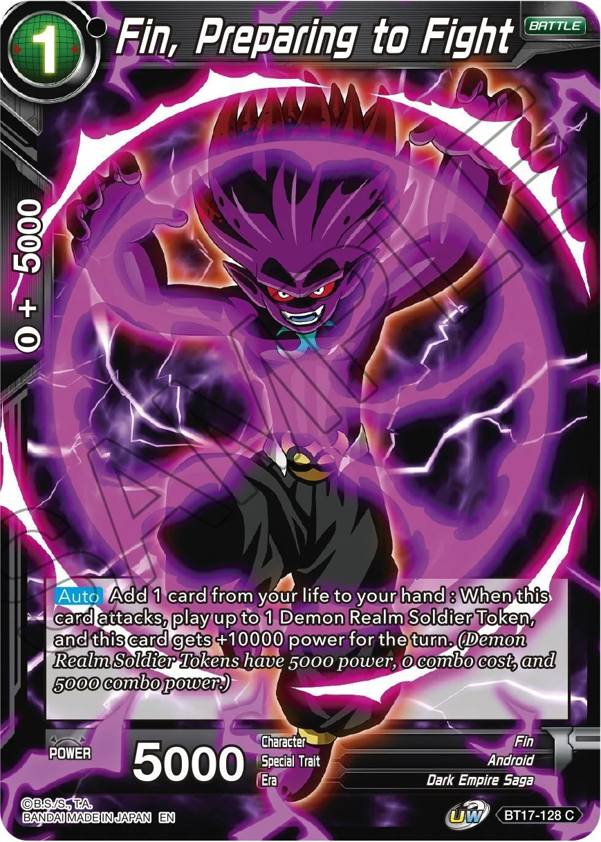 Fin, Preparing to Fight 「BT17-128」「EN」