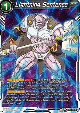 Lightning Sentence 「BT17-131」「EN」