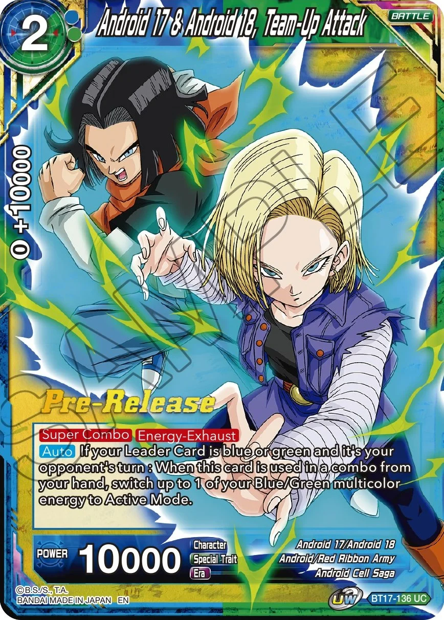 Android 17 & Android 18, Team-Up Attack 「BT17-136」「EN」