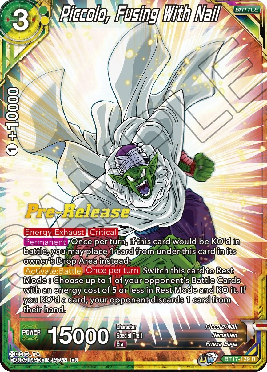 Piccolo, Fusing With Nail 「BT17-139」「EN」