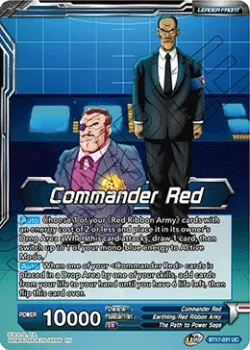 Commander Red #BT17-031 · Dragon Ball Super CCG